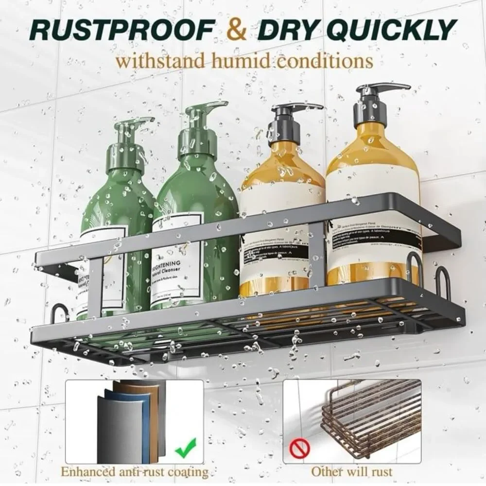 Rust Resistant Hanging Bathroom Caddies
